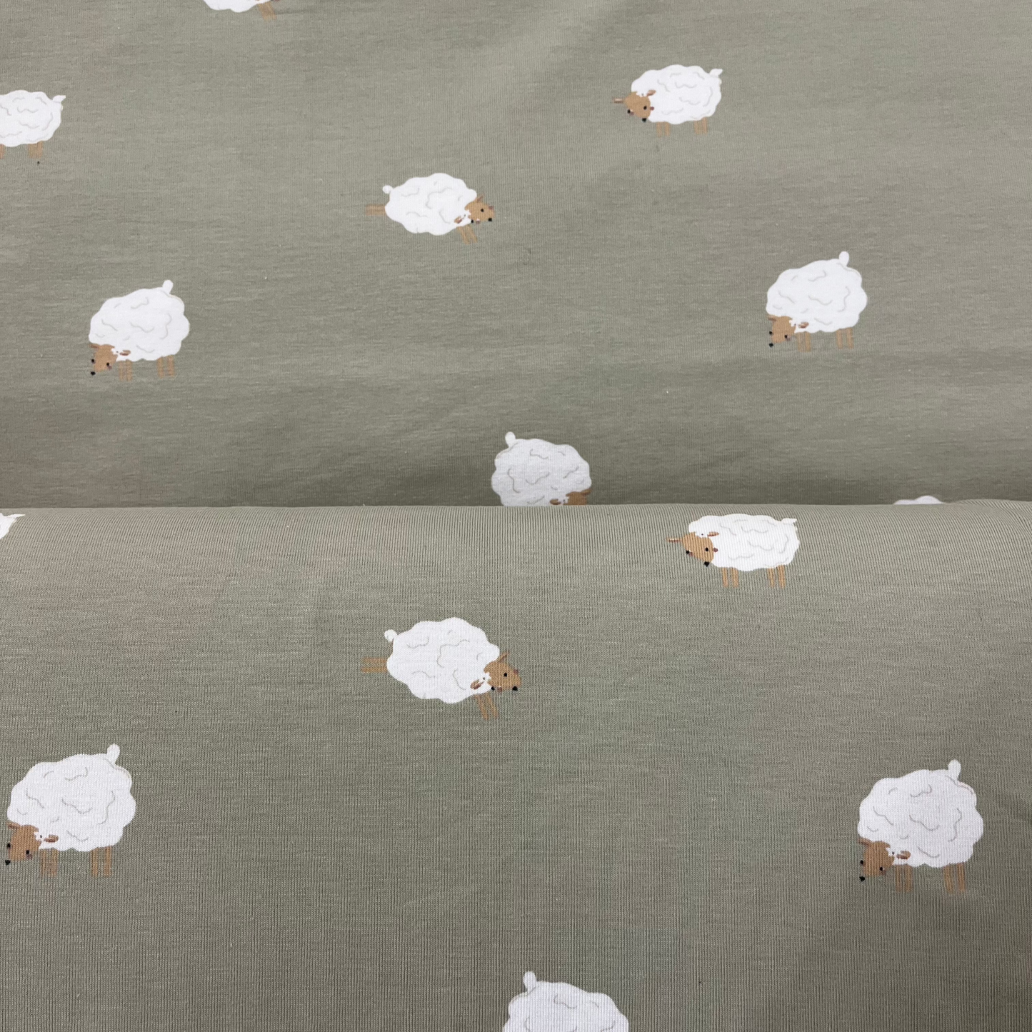 Jersey / Schäfchen Mintgrün