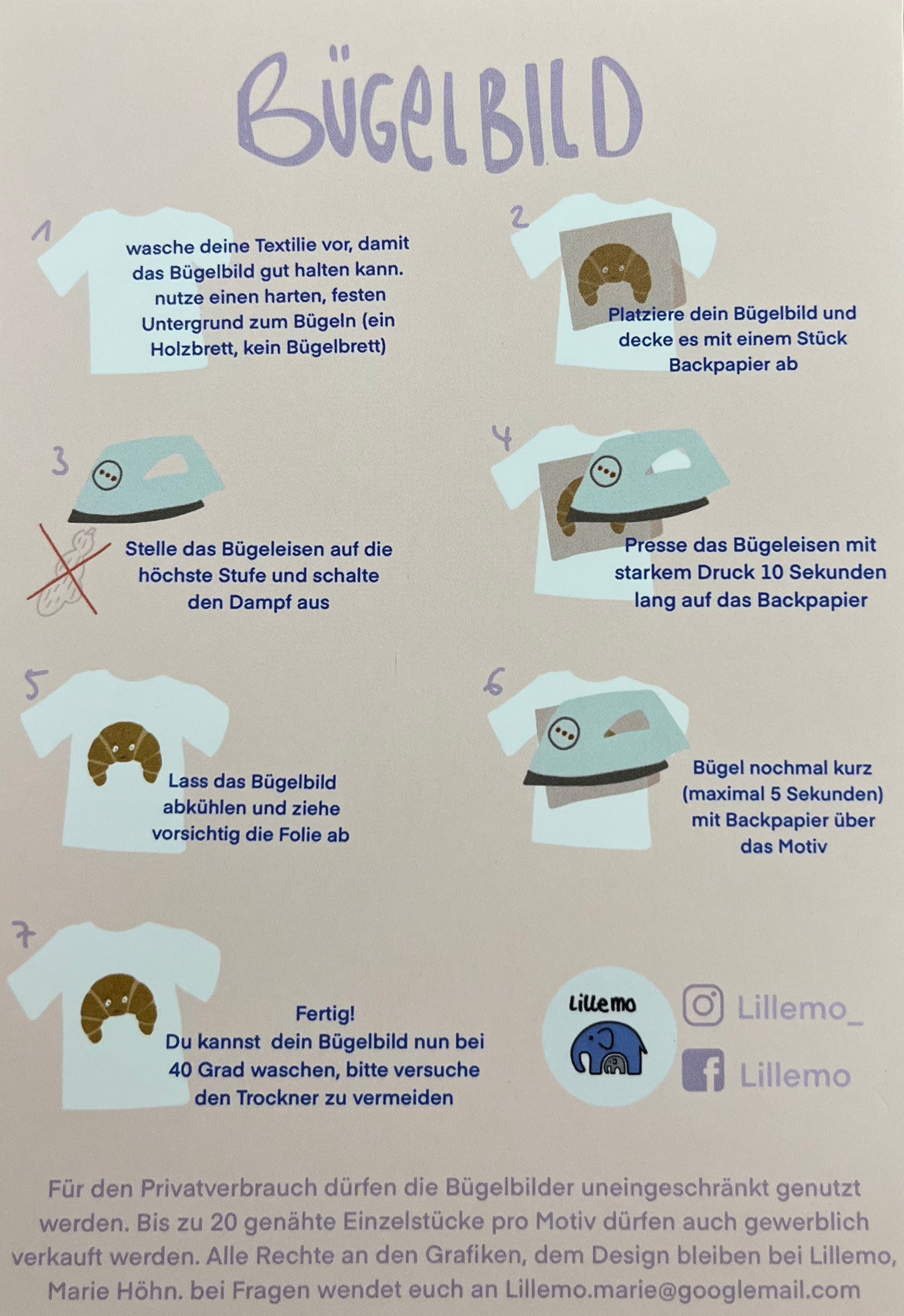Bügelbild / Popkörnchen